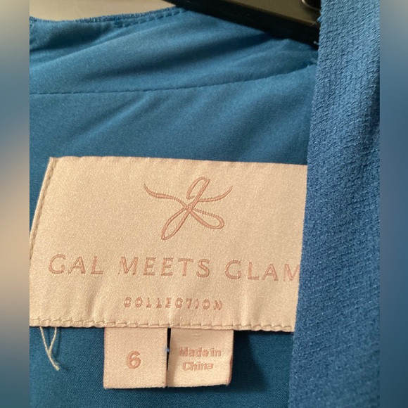 Gal Meets Glam Ocean Blue Midi Dress - Picture 5 of 5